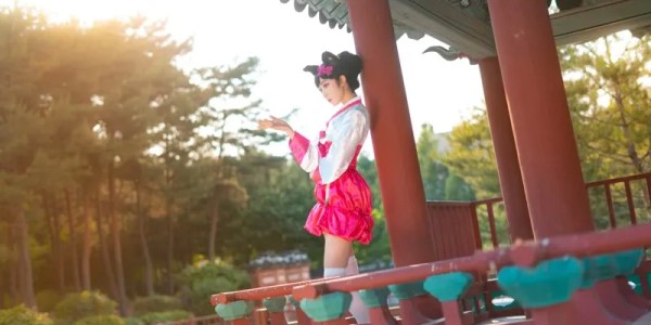 阿狸cos：这就是高丽风情九尾妖狐，你懂吗