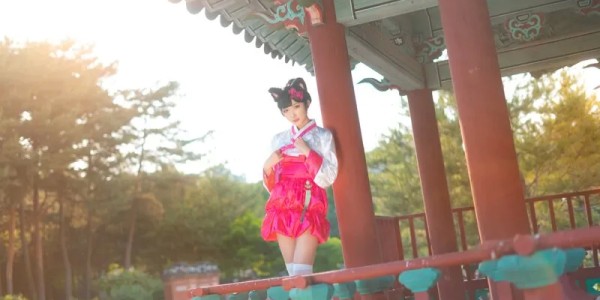 阿狸cos：这就是高丽风情九尾妖狐，你懂吗